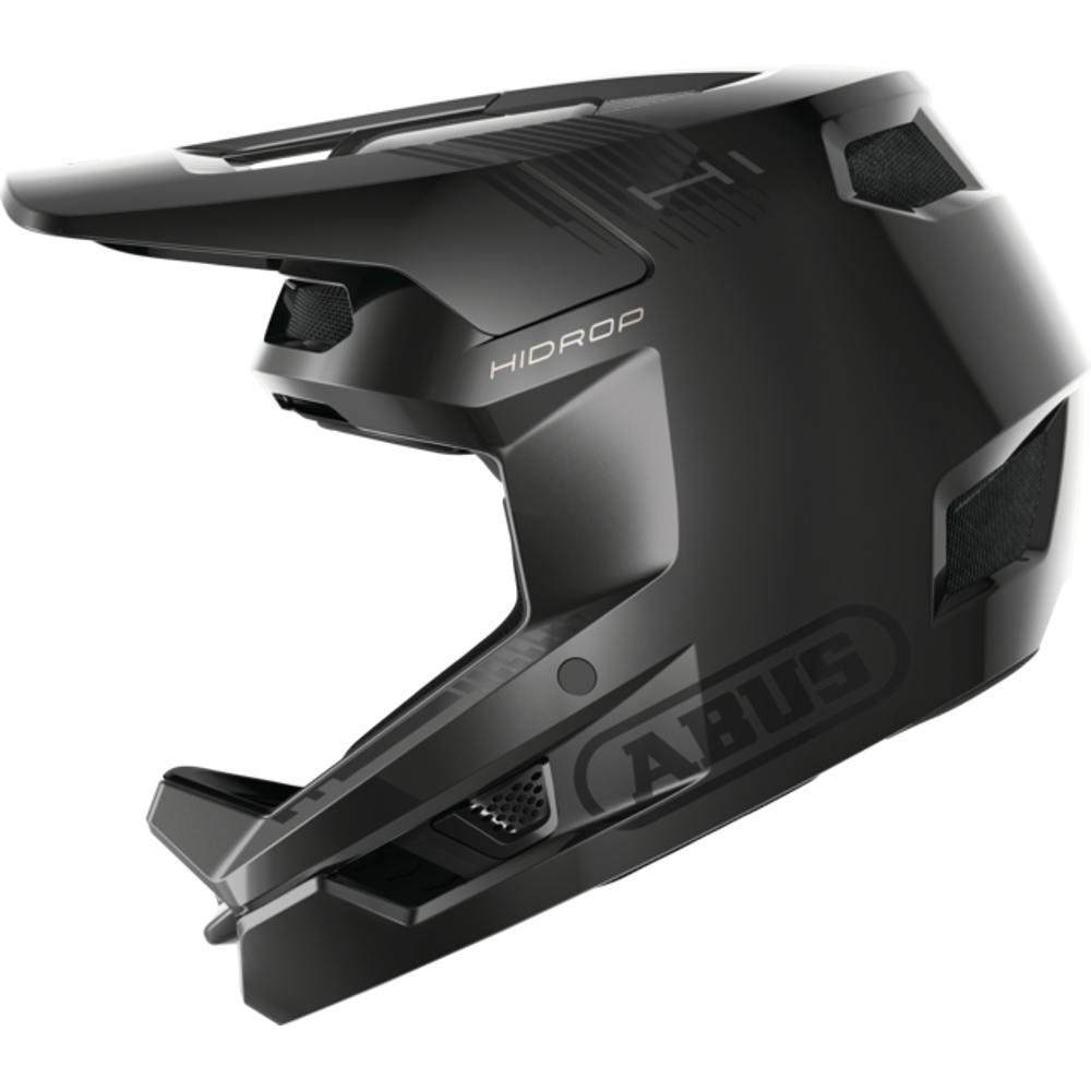 uPRISE Bikes Abus HiDrop Full Face Helmet - Shiny Black | Price match, 365 day returns, 18-Month Warranty, Finance Available & Free UK Delivery