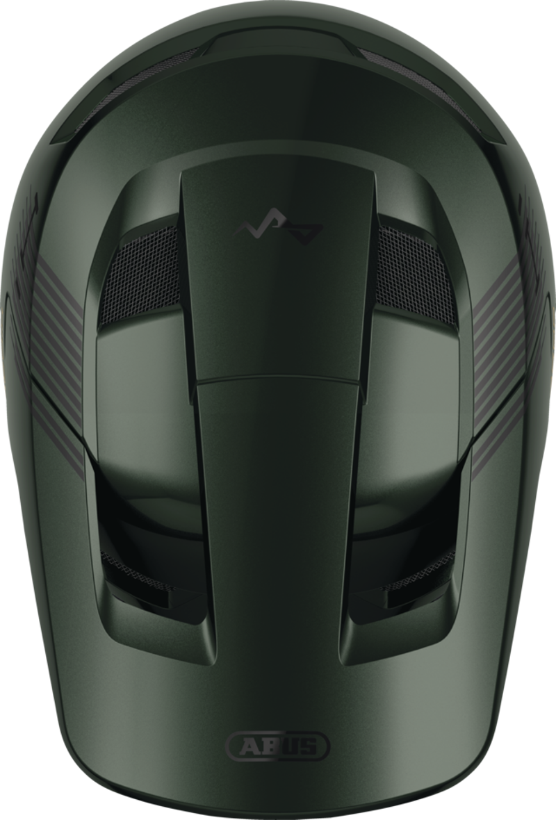 Abus HiDrop Full Face Helmet - Moss Green-5