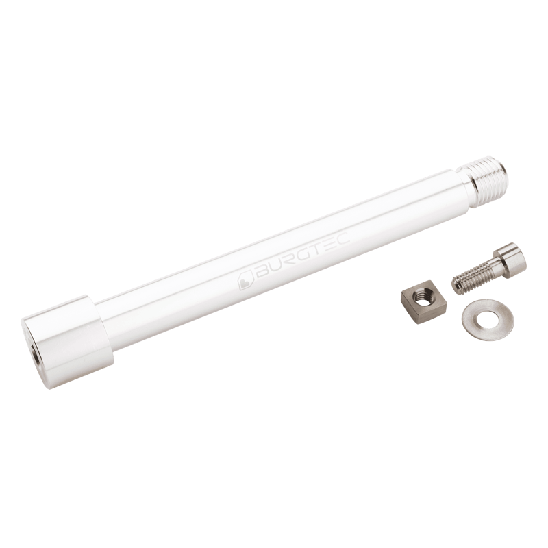 Burgtec Fox KaboltX Fork Axle - Rhodium Silver