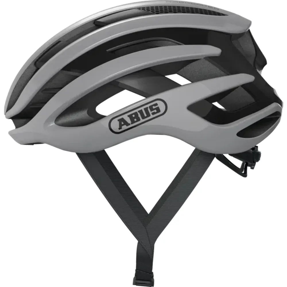 uPRISE Bikes Abus AirBreaker Road Cycling Helmet - Race Grey | Price match, 365 day return s, 18-Month Warranty, Finance Available & Free UK Delivery