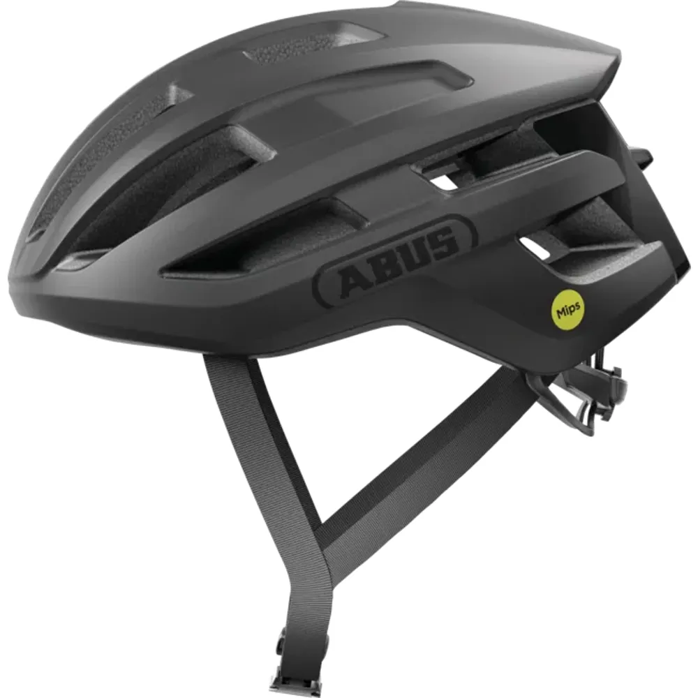uPRISE Bikes Abus Powerdome MIPS Road Helmet - Velvet Black | Price match, 365 day return s, 18-Month Warranty, Finance Available & Free UK Delivery