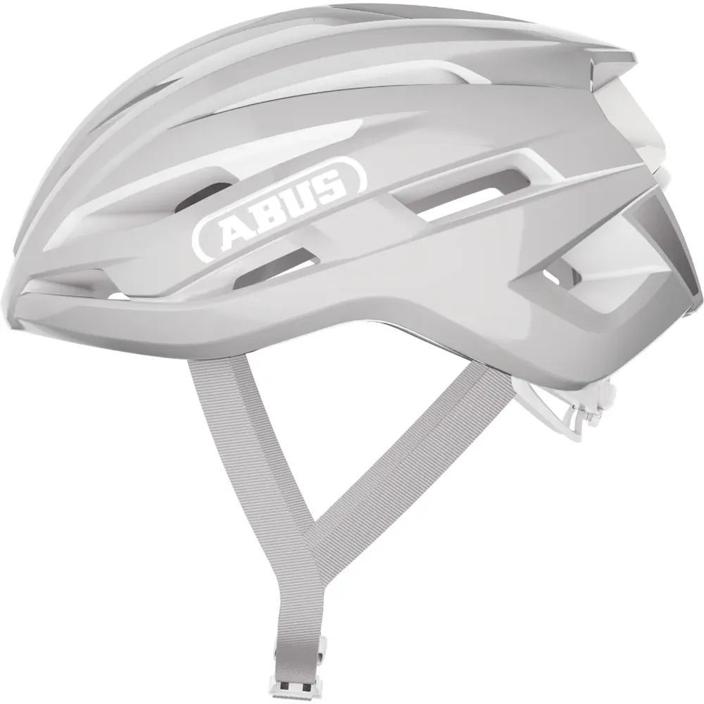 uPRISE Bikes Abus Stormchaser ACE Road Helmet - Pure Grey | Price match, 365 day return s, 18-Month Warranty, Finance Available & Free UK Delivery