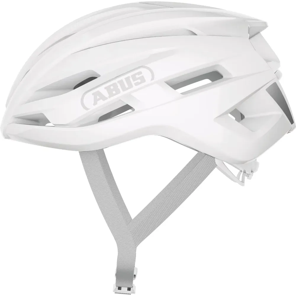 uPRISE Bikes Abus Stormchaser ACE Road Helmet - Pure White | Price match, 365 day return s, 18-Month Warranty, Finance Available & Free UK Delivery