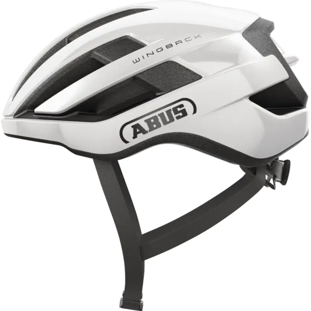 uPRISE Bikes Abus Wingback Road Helmet - Shiny White | Price match, 365 day return s, 18-Month Warranty, Finance Available & Free UK Delivery