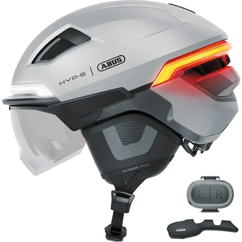 Abus HYP-E BL.ACE Urban Helmet - Gleam Silver