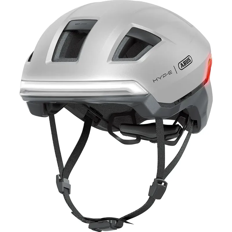 Abus HYP-E Urban Helmet - Gleam Silver-1