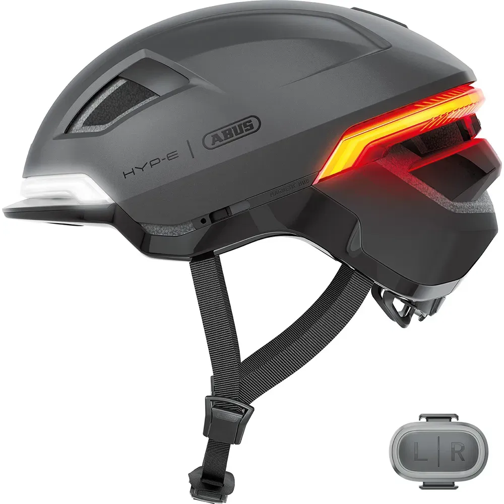 uPRISE Bikes Abus HYP-E Urban Helmet - Volcano Titan | Price match, 365 day return s, 18-Month Warranty, Finance Available & Free UK Delivery