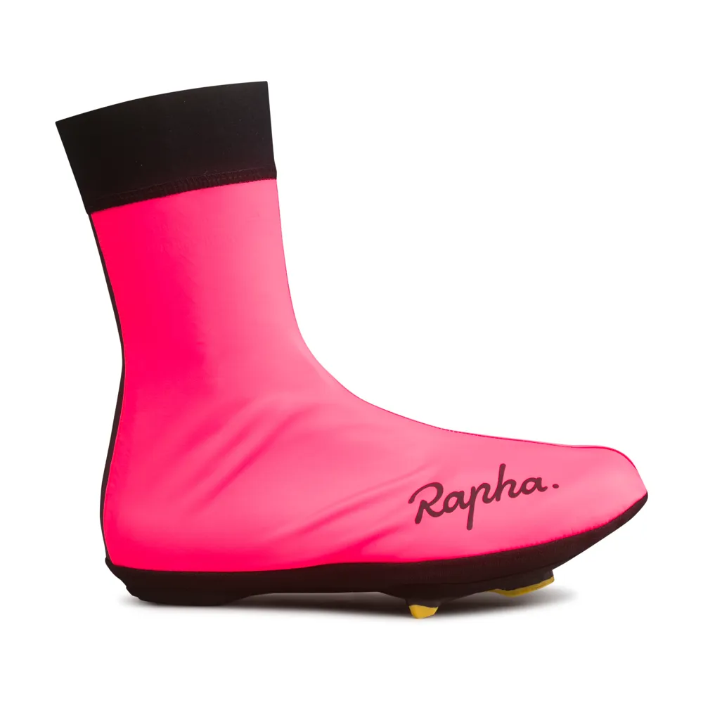 uPRISE Bikes Rapha Wet Weather Overshoes - High-Vis Pink | Price match, 365 day return s, 18-Month Warranty, Finance Available & Free UK Delivery