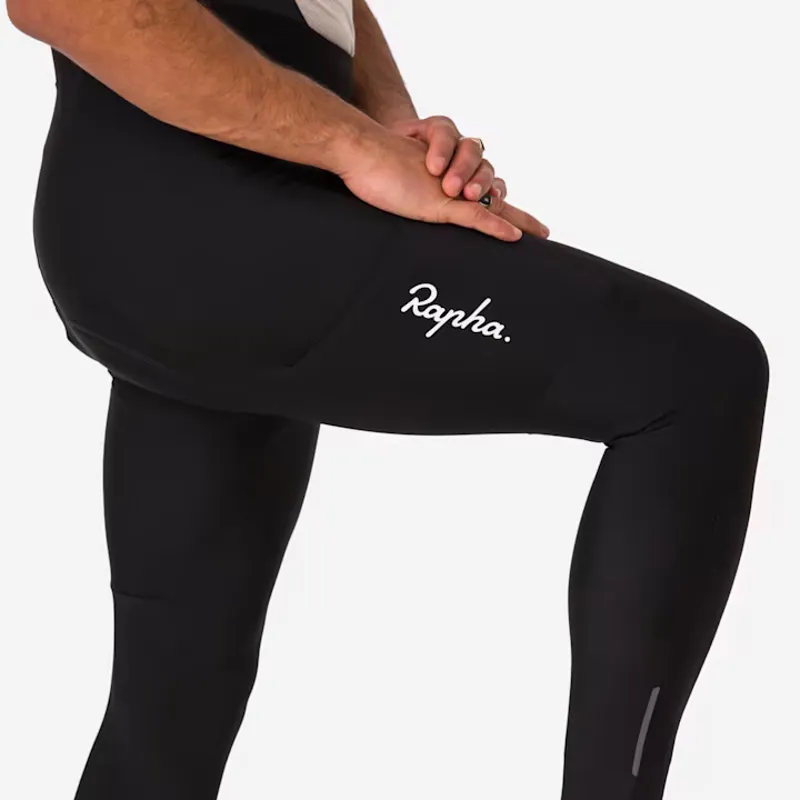 Rapha Core Men's Cargo Winter Tights With Pad - Black-7