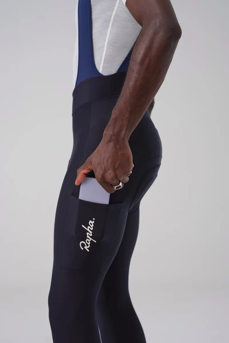 Rapha Core Men's Cargo Winter Tights With Pad - Dark Navy/Navy-8