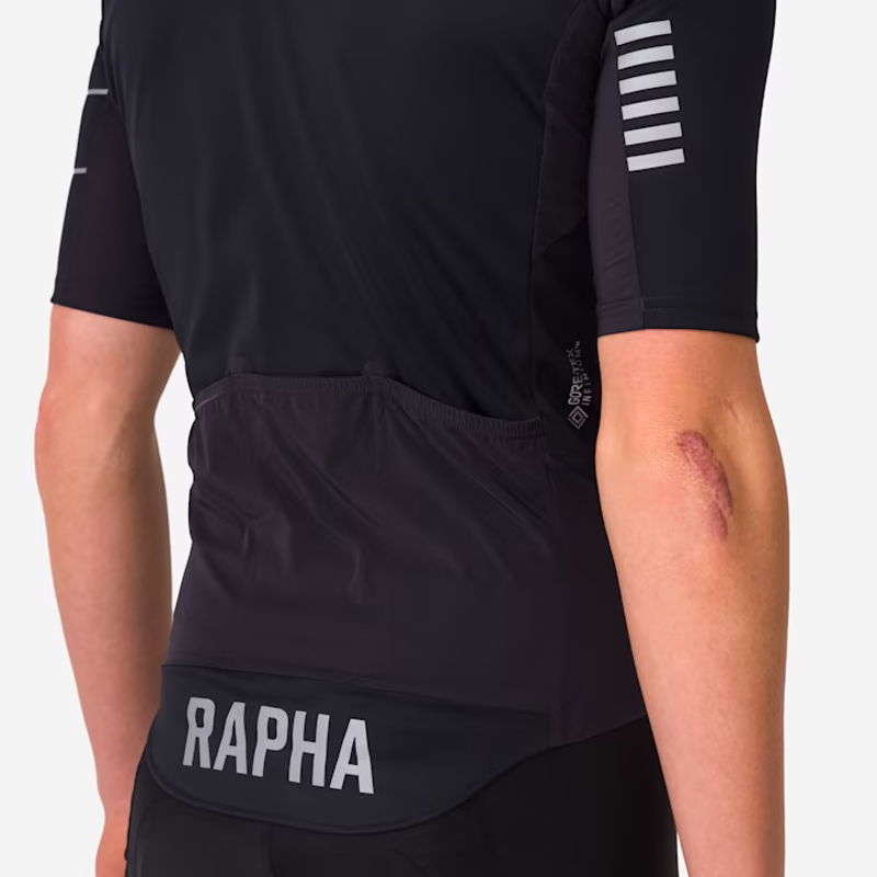Rapha Pro Team Windstopper Men's Short Sleeve Jersey - Black-6