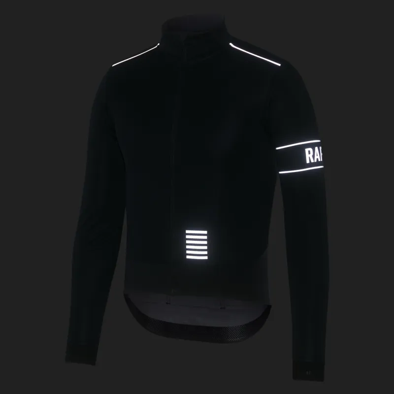 Rapha Men's Pro Team Men's Long Sleeve Windstopper Jersey - Black-4