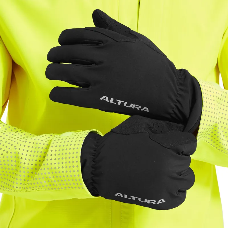 Altura Nevis Waterproof Long Finger Gloves - Black-3