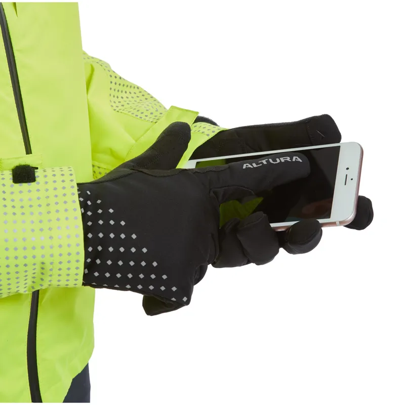 Altura Nightvision Insulated Waterproof Long Finger Gloves - Black-6