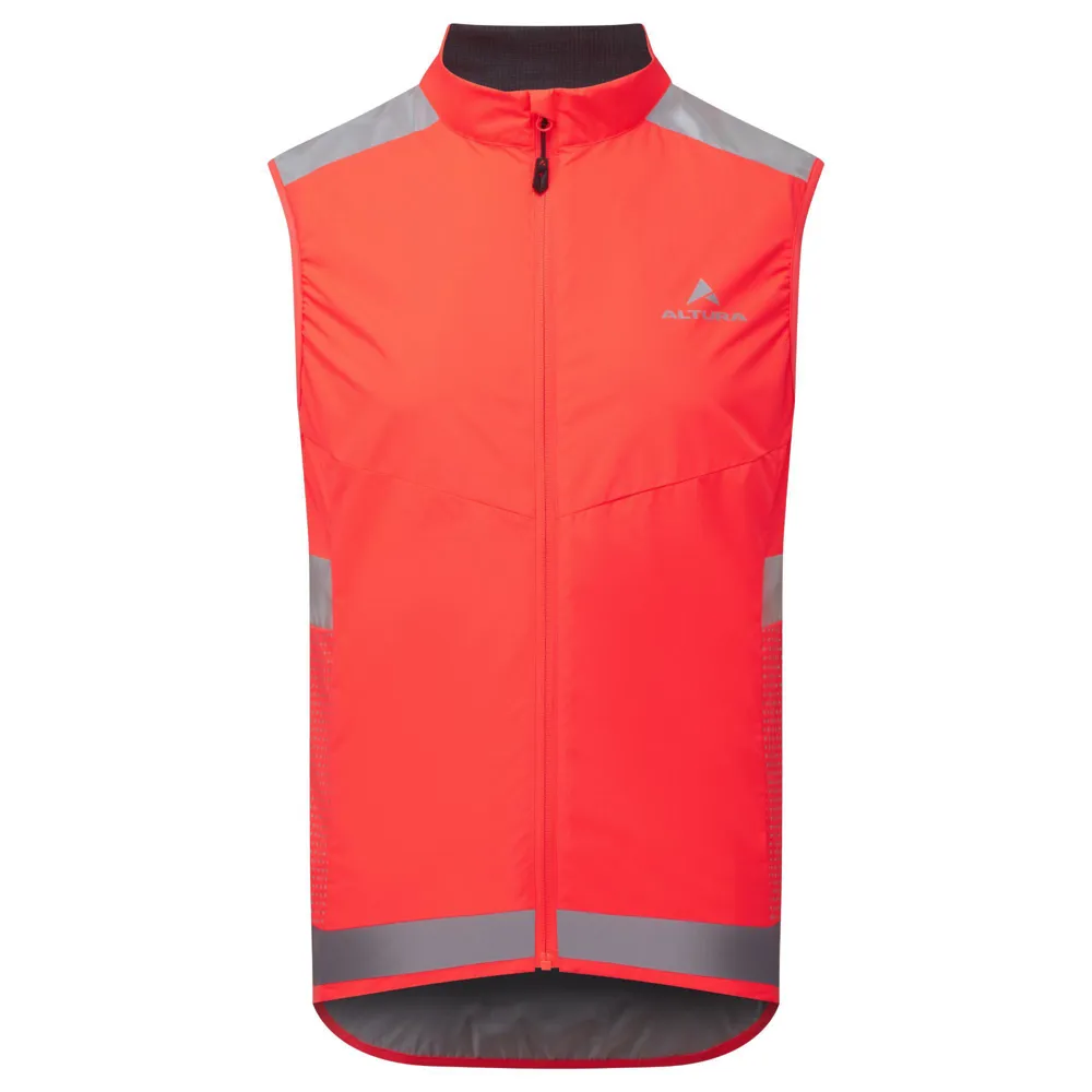 uPRISE Bikes Altura Nightvision EN Men's Windproof Gilet - Orange | Price match, 365 day returns, 18-Month Warranty, Finance Available & Free UK Delivery