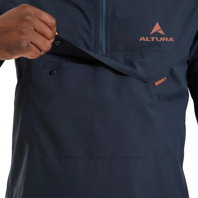 Altura Esker Men's Waterproof Smock - Navy-2