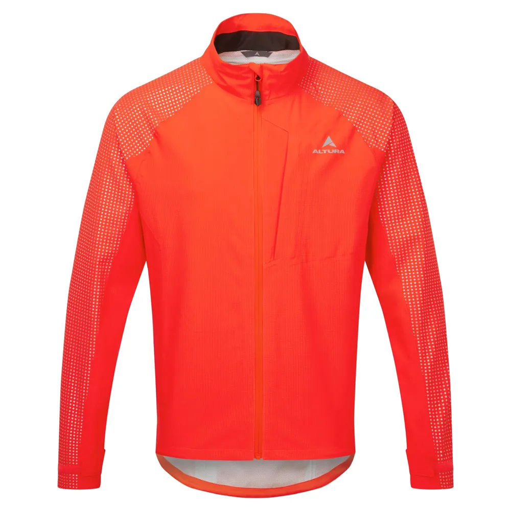 uPRISE Bikes Altura Night Vision Storm Men's Waterproof Jacket - HV Red | Price match, 365 day return s, 18-Month Warranty, Finance Available & Free UK Delivery