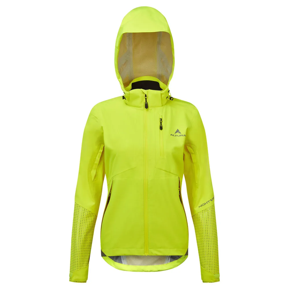 uPRISE Bikes Altura Night Vision Typhoon Women's Waterproof Jacket - Yellow | Price match, 365 day return s, 18-Month Warranty, Finance Available & Free UK Delivery