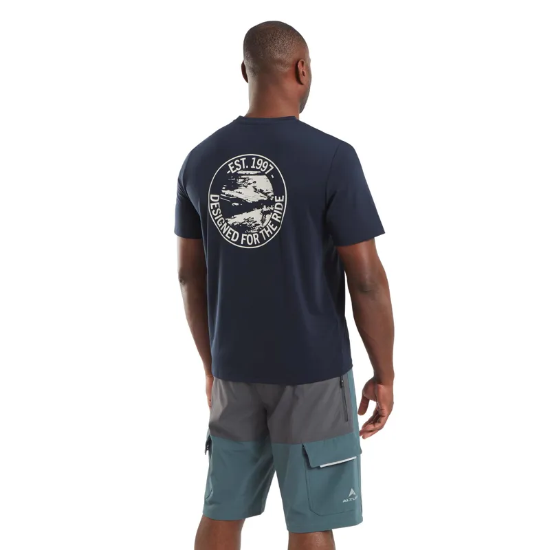 Altura Dales Men's Technical Tee - Navy-4