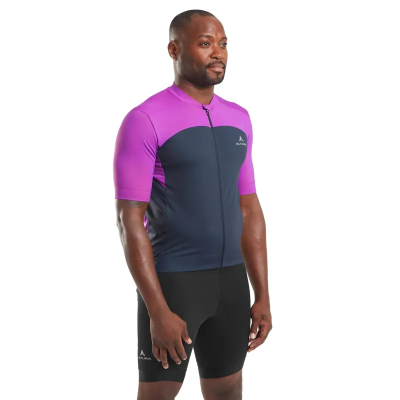Altura Airstream Men's Short Sleeve Jersey - Navy-3