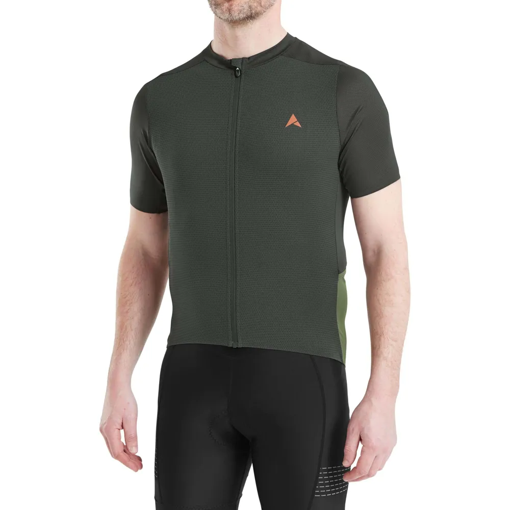 uPRISE Bikes Altura Endurance Men's Short Sleeve Cycling Jersey - Carbon/Olive | Price match, 365 day return s, 18-Month Warranty, Finance Available & Free UK Delivery