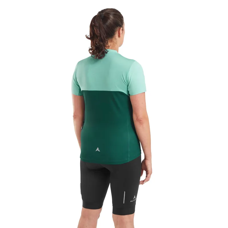 Altura Airstream Women's Short Sleeve Jersey - Forest Green-4