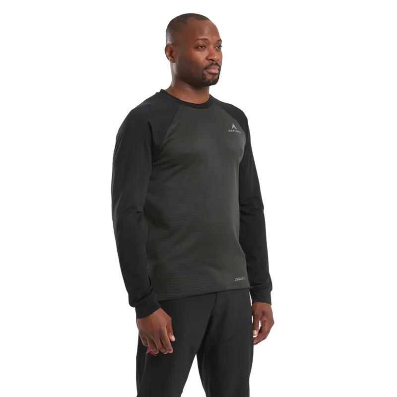 Altura Esker Polartec Men's Long Sleeve Jersey - Black-4