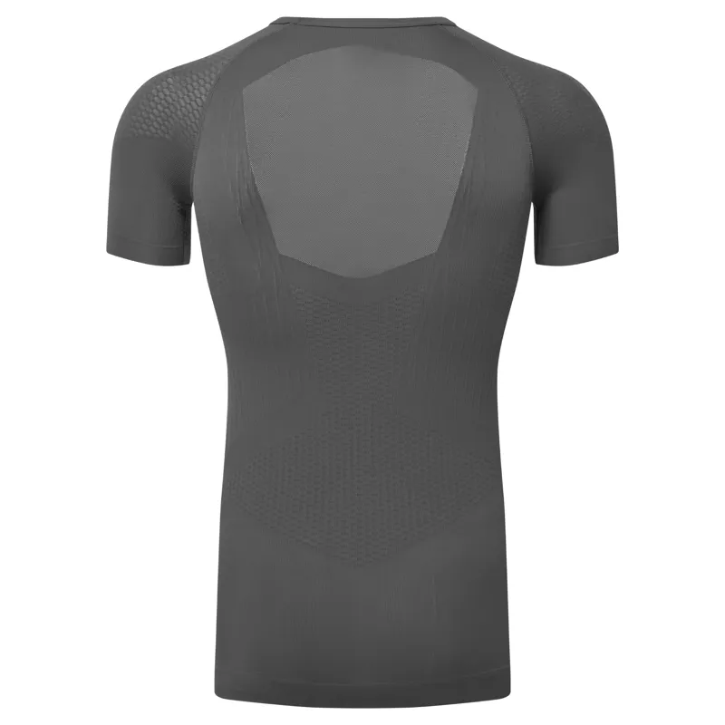 Altura Tempo Seamless Men's Short Sleeve Base Layer - Charcoal-1