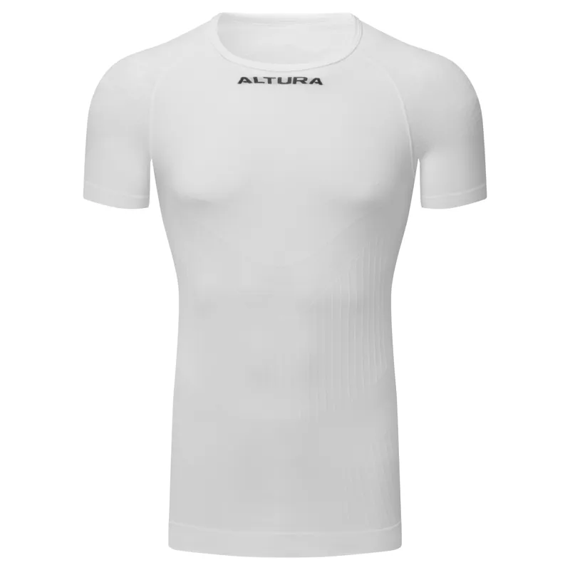 Altura Tempo Seamless Men's Short Sleeve Base Layer - White