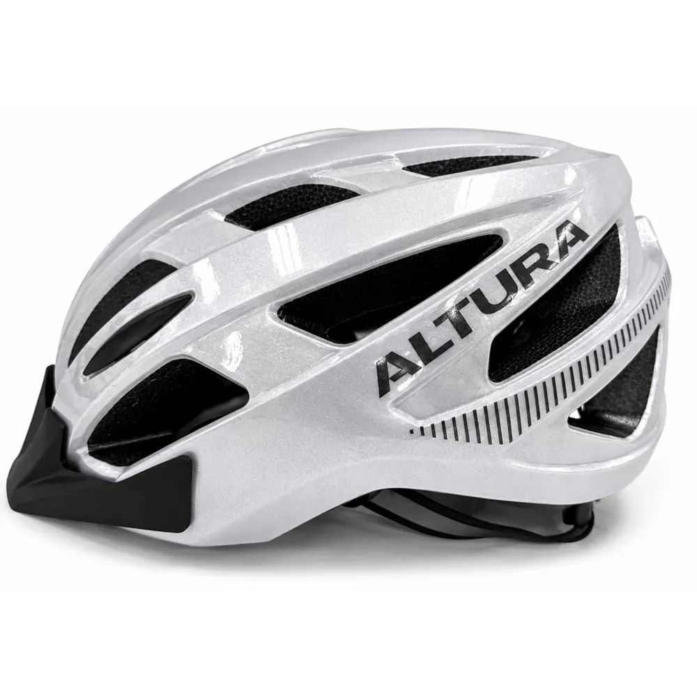 uPRISE Bikes Altura Airstream Helmet - Silver Reflective | Price match, 365 day returns, 18-Month Warranty, Finance Available & Free UK Delivery