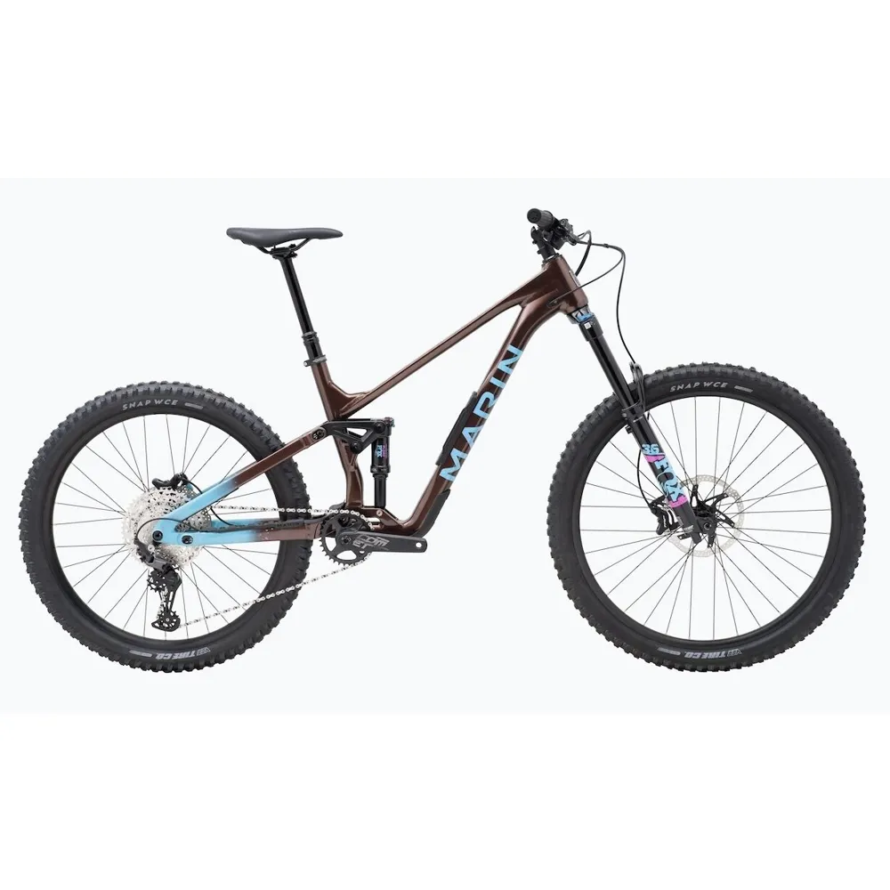 uPRISE Bikes Marin Alpine Trail 1 2025 Full Suspension Mountain Bike - Brown/Blue | Price match, 365 day return s, 18-Month Warranty, Finance Available & Free UK Delivery