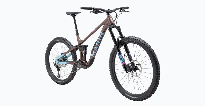 Marin Alpine Trail 1 2025 Full Suspension Mountain Bike - Brown/Blue-1