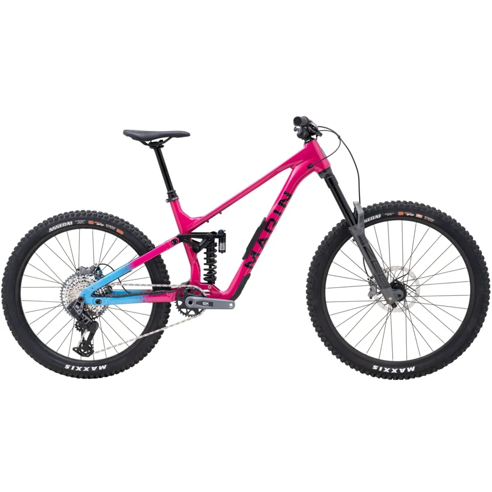 uPRISE Bikes Marin Alpine Trail XR AXS 27.5/29er 2025 Full Suspension MTB - Magenta/Blue | Price match, 365 day return s, 18-Month Warranty, Finance Available & Free UK Delivery