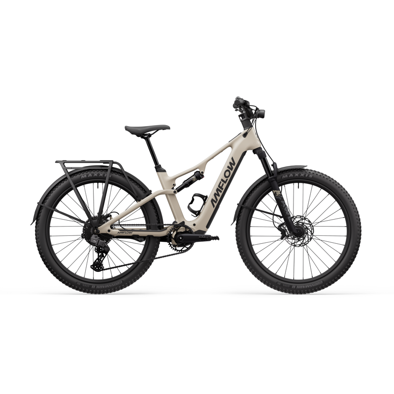 Amflow TL Carbon 27.5 2027 Full Suspension Mountain Bike - Silica Beige