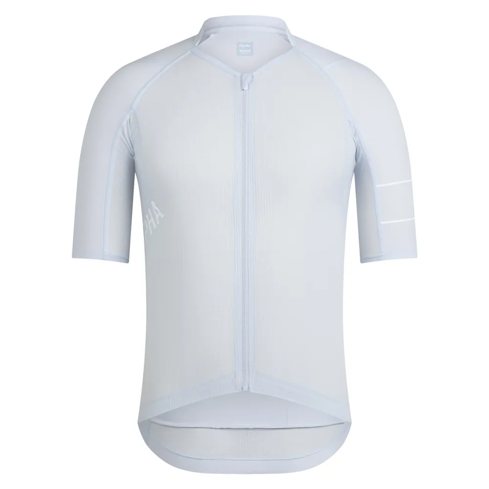 uPRISE Bikes Rapha Pro Team Men's Lightweight Short Sleeve Jersey - Arctic Ice/White | Price match, 365 day return s, 18-Month Warranty, Finance Available & Free UK Delivery