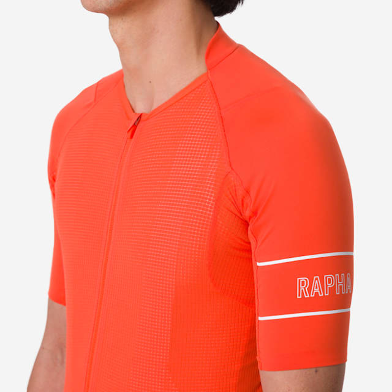 Rapha Pro Team Men's Lightweight Short Sleeve Jersey - Nasturtium-5