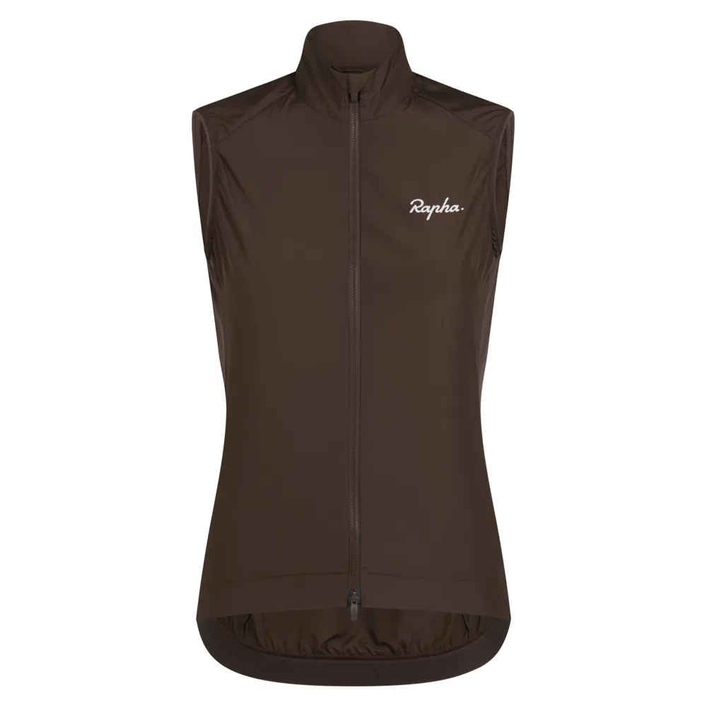 uPRISE Bikes Rapha Core Women's Cycling Gilet - Deep Coffee/White | Price match, 365 day return s, 18-Month Warranty, Finance Available & Free UK Delivery