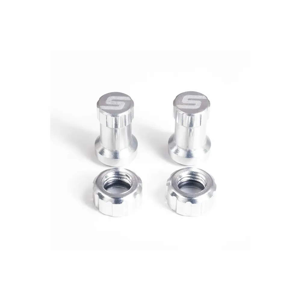 uPRISE Bikes Stans No Tubes Tubeless Valve Colour Kit - Silver | Price match, 365 day return s, 18-Month Warranty, Finance Available & Free UK Delivery