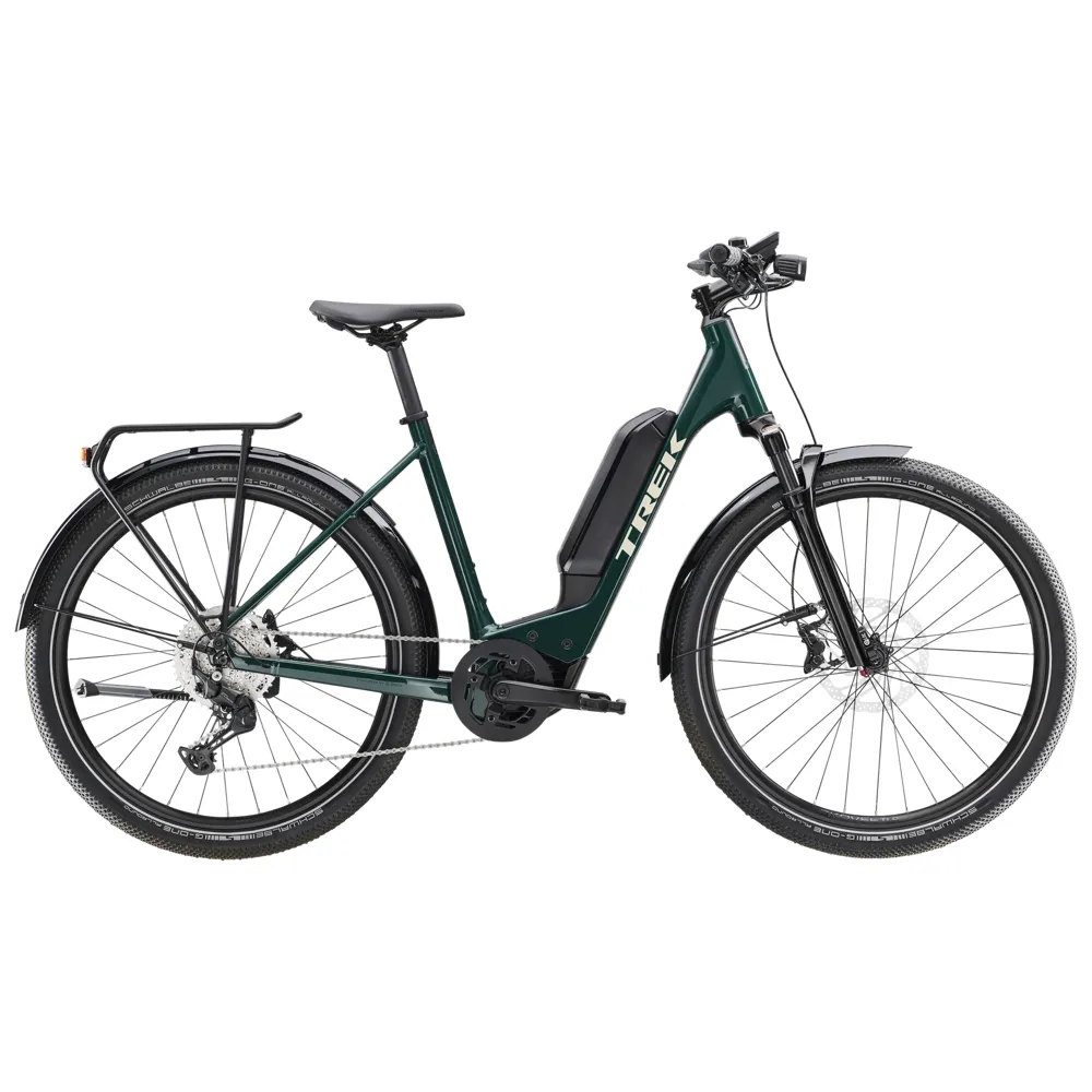 uPRISE Bikes Trek Allant+ 6 Lowstep 545wh 2025 Electric Hybrid Bike - Juniper Green | Price match, 365 day return s, 18-Month Warranty, Finance Available & Free UK Delivery