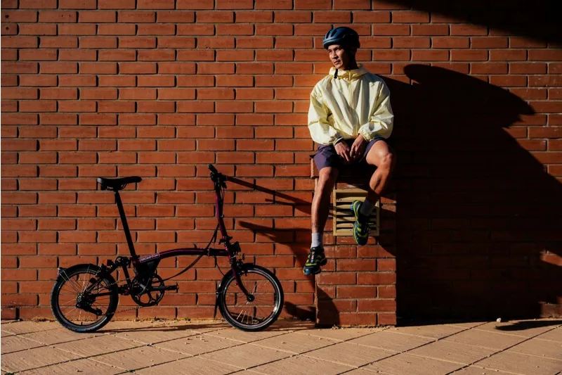 Brompton C Line 12 Speed Mid Bar 2026 Folding Bike - Amethyst Lacquer-6