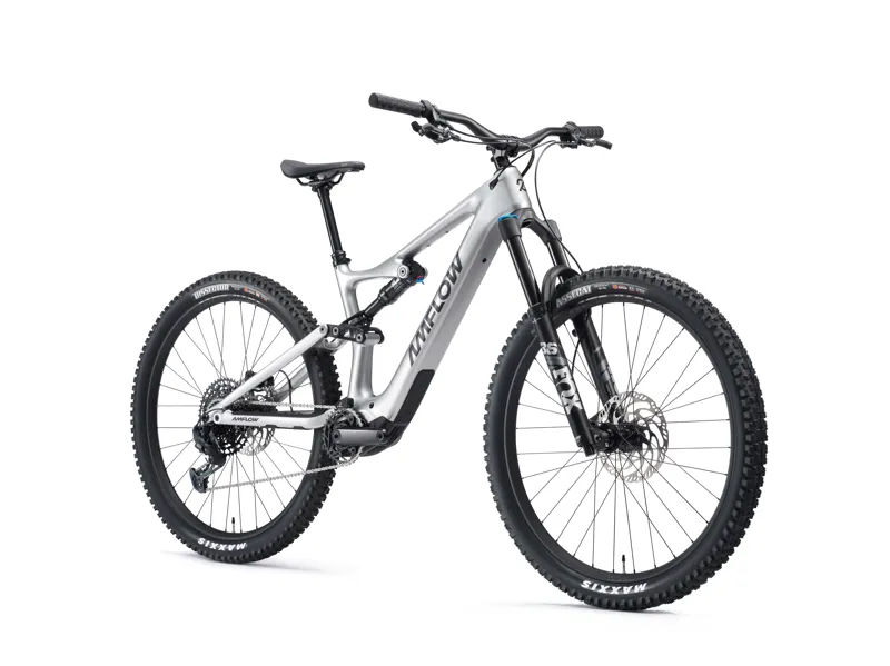 Amflow PL Carbon 800Wh 2026 Electric Mountain Bike - Silver-1