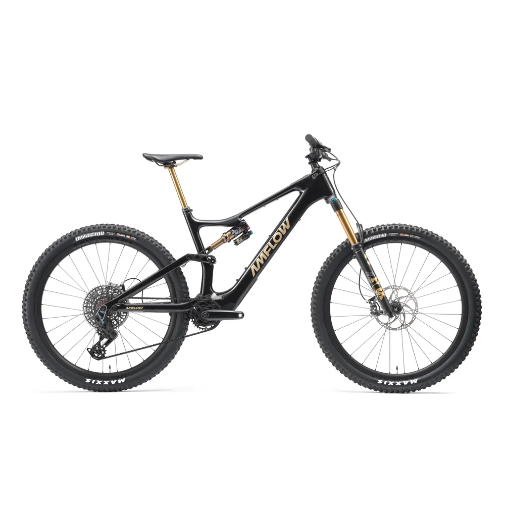 uPRISE Bikes Amflow PL Carbon Pro 800Wh 2025 Electric Mountain Bike - Cosmic Black | Price match, 365 day return s, 18-Month Warranty, Finance Available & Free UK Delivery