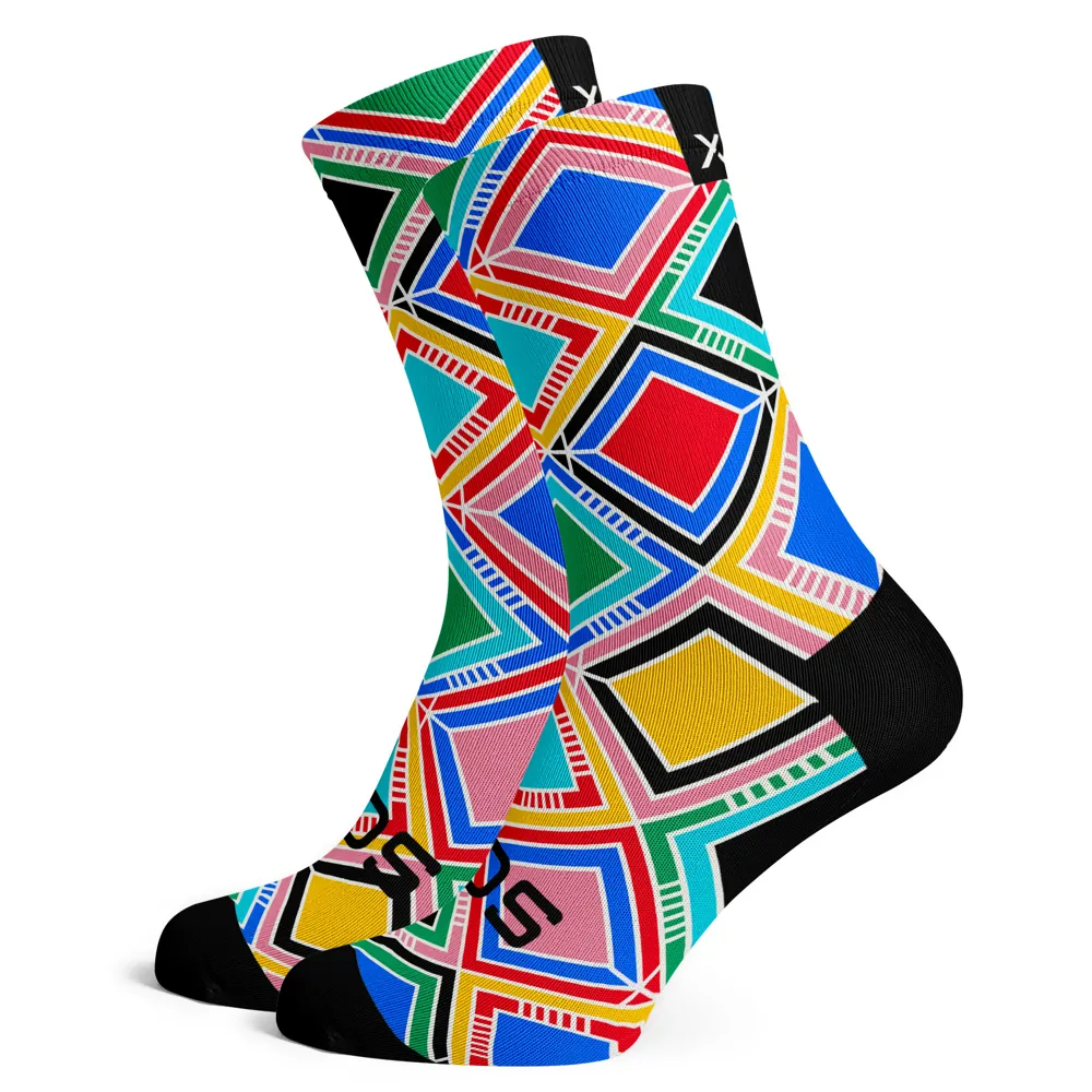 uPRISE Bikes Sox Footwear Zulu South African Heritage Premium Crew Socks | Price match, 365 day return s, 18-Month Warranty, Finance Available & Free UK Delivery