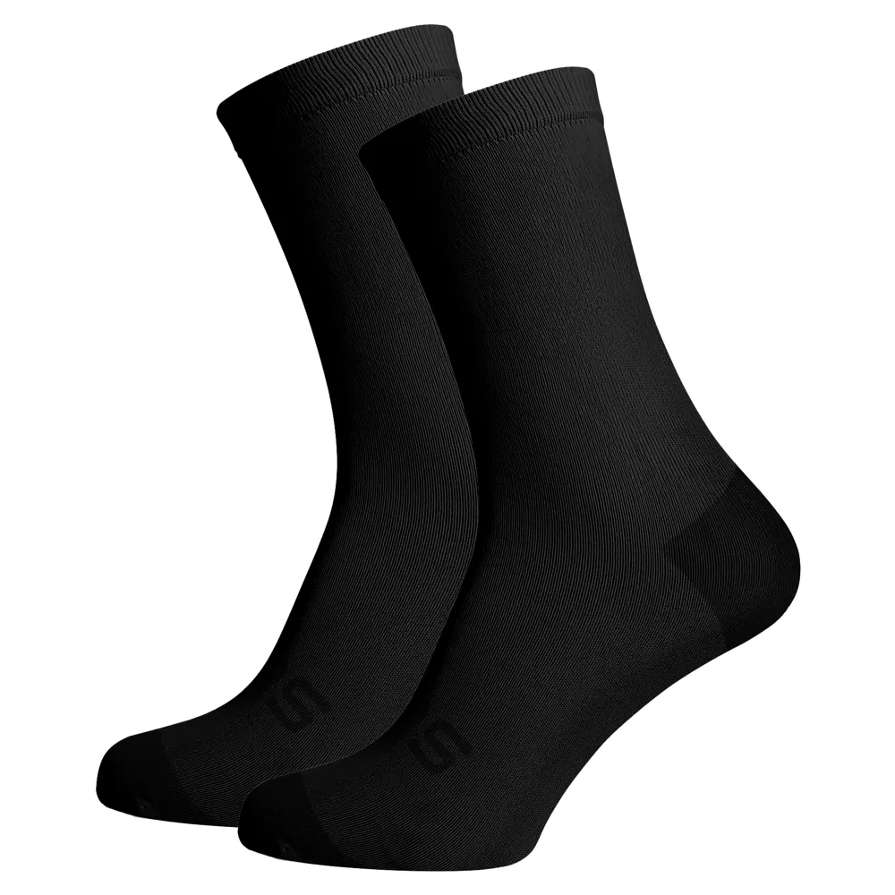 uPRISE Bikes Sox Footwear Solid Premium Crew Socks - Black | Price match, 365 day return s, 18-Month Warranty, Finance Available & Free UK Delivery