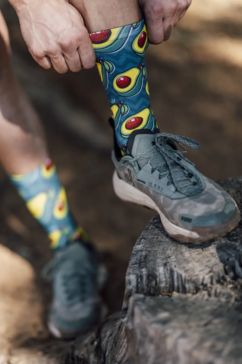 Sox Footwear Avacado Bright And Fun Premium Crew Socks - Green-1