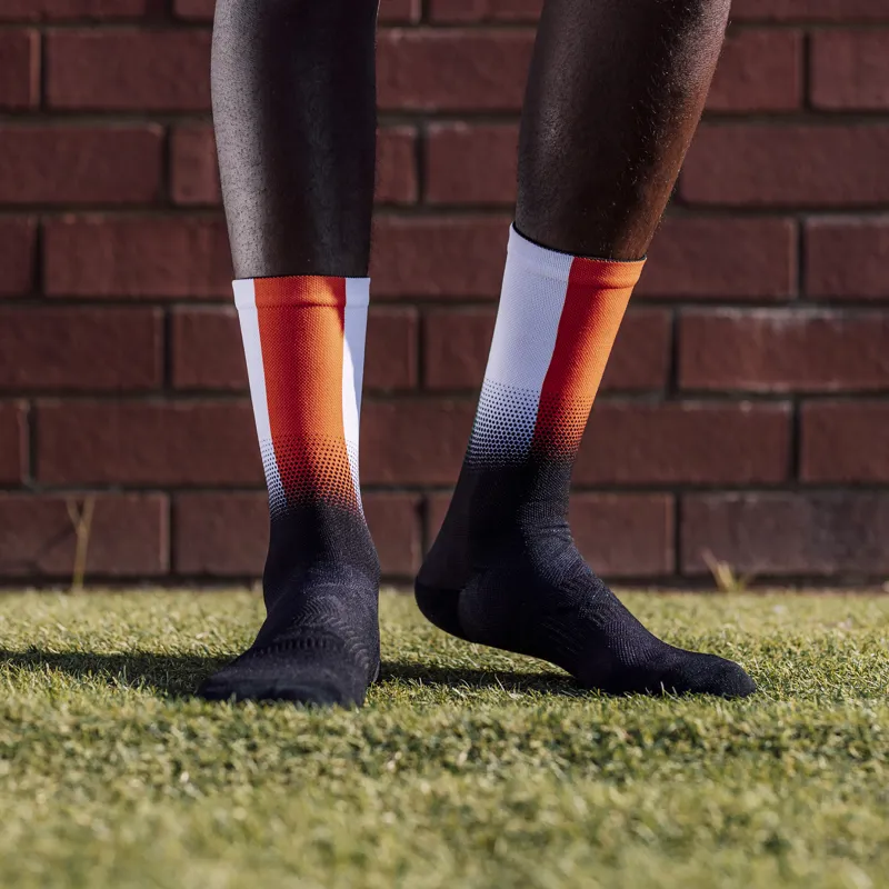Sox Footwear Ireland Flag Black Premium Crew Socks - Black/White-1