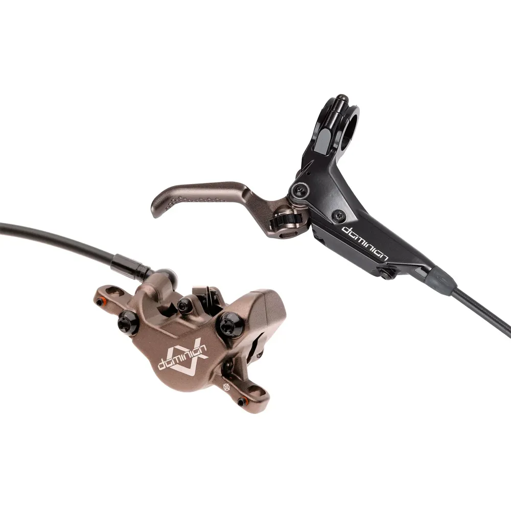 uPRISE Bikes Hayes Dominion A2 Short Reach Lever Rear Disc Brake - Black/Bronze | Price match, 365 day return s, 18-Month Warranty, Finance Available & Free UK Delivery