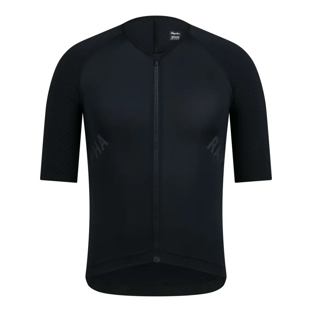 uPRISE Bikes Rapha Men's Pro Team Aero IV Men's Short Sleeve Jersey - Black | Price match, 365 day returns, 18-Month Warranty, Finance Available & Free UK Delivery