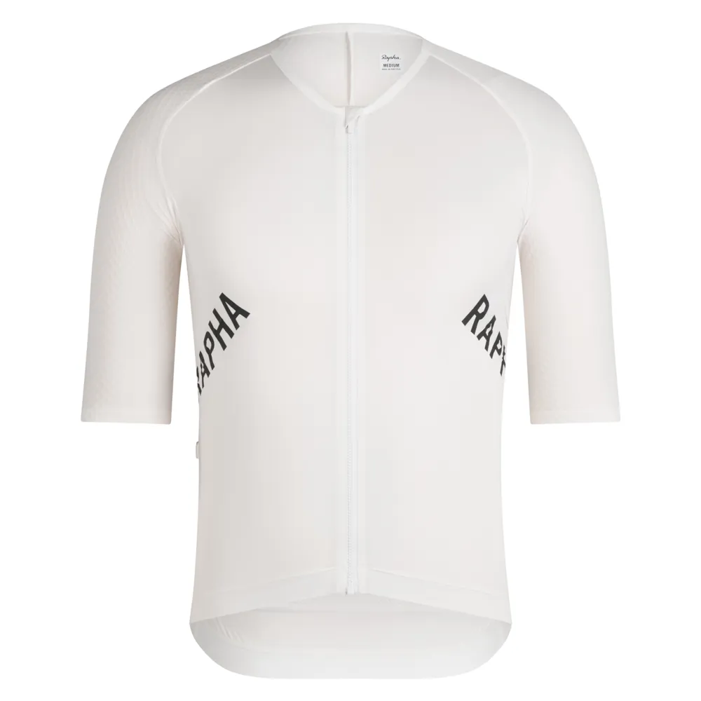uPRISE Bikes Rapha Pro Team Aero Men's Short Sleeve Jersey - White - CARTOON IMAGE | Price match, 365 day return s, 18-Month Warranty, Finance Available & Free UK Delivery
