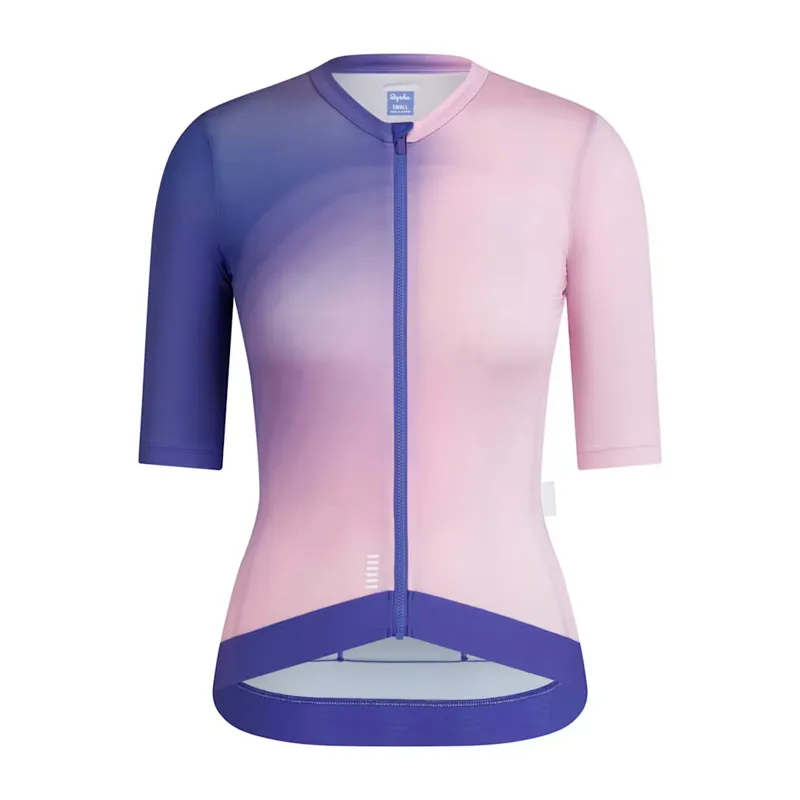 Rapha Women's Pro Team Training Jersey III - Surface Print Blue